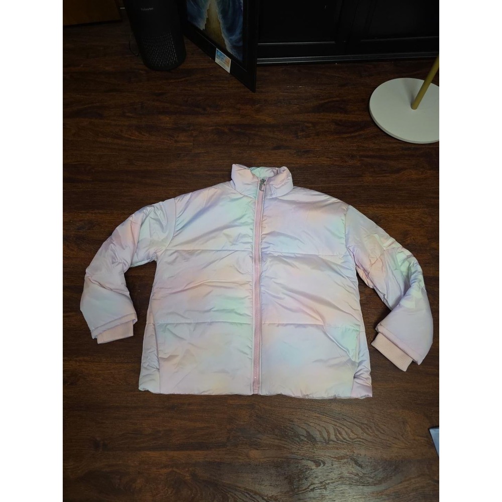 Juicy Couture Avalon Puffer Jacket Pink Cotton Candy Size M NWT